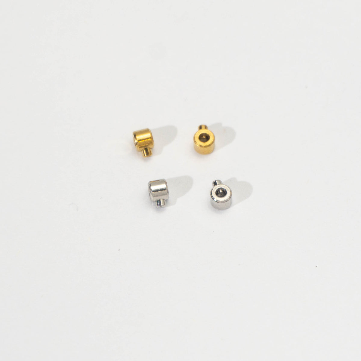 (5pcs) Donut Cord Bead Stopper DIY Manik Aksesoris Hypoallergenic Stainless Steel