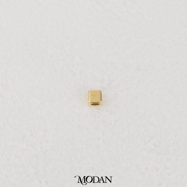 Mini Plain Cube Bead Charm