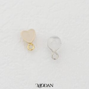 Hypoallergenic Super Soft Rubber Silicone Earring Back with Loop - Penahan Anting Penutup Bantalan Anting Bahan Silikon Open Link Earring Stopper 