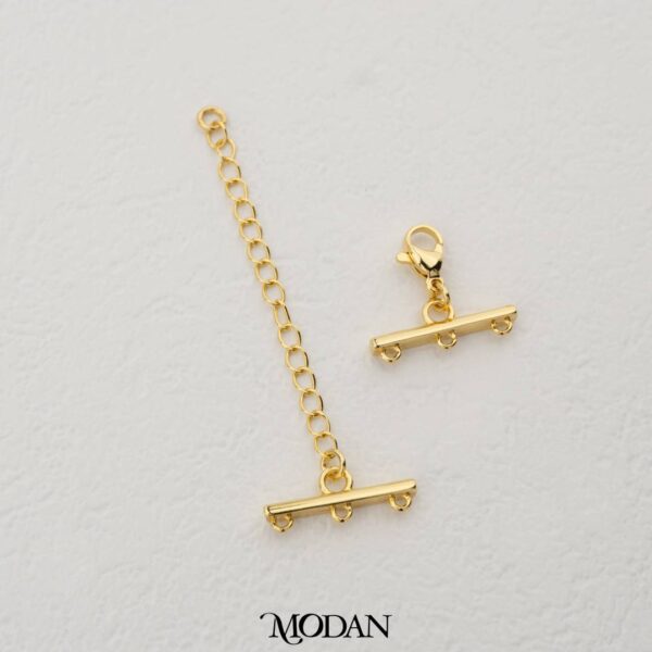 Layered Necklace Detangler Clasp 2/3 Chain - Kaitan Layering 2/3 Rantai Kalung Premium Gold Filled DIY Accessories