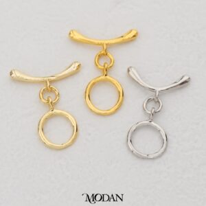 Round Curved Bar Toggle Clasp
