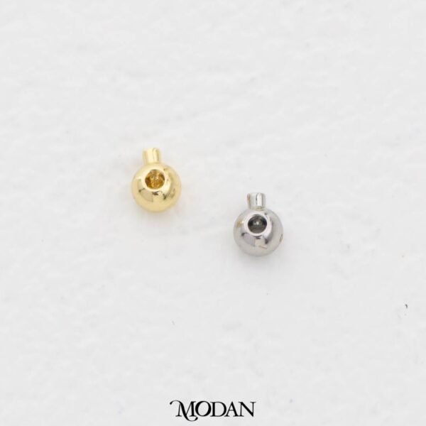 Cord Bead Stopper Crimp Beads Ball Snap Clasp Stopper Merica For DIY Aksesoris Jewelry Making
