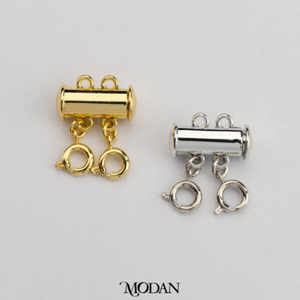 Layered Necklace Detangler Clasp 2 Strands - Kaitan Layering 2 Kalung dengan Pengait Premium Gold Filled DIY Accessories