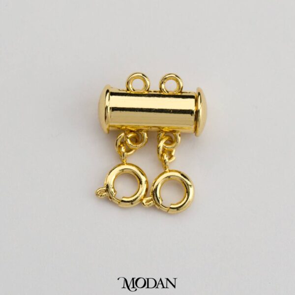 Layered Necklace Detangler Clasp 2 Strands - Kaitan Layering 2 Kalung dengan Pengait Premium Gold Filled DIY Accessories