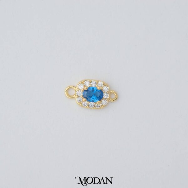 Mini Colorful Oval Connector - Liontin Sambung/Konektor Bentuk Oval untuk DIY  Gelang/Kalung Pesta Warna-Warni