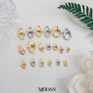 Oval Lobster Clasps Hypoallergenic Kokot Udang Kait Kalung Gelang