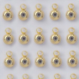 (5 pcs) 3,75 mm Rubber Silicone Stopper for Adjustable Necklace/Bracelet - Karet Serut Untuk Gelang/Kalung DIY Aksesoris Jewelry Making Hypoallergenic