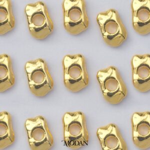 Irregular Chip Nugget/Donut Shaped Spacer Beads - Manik Pembatas Bentuk Nugget Abstrak/Donat For DIY Aksesoris Jewelry Making