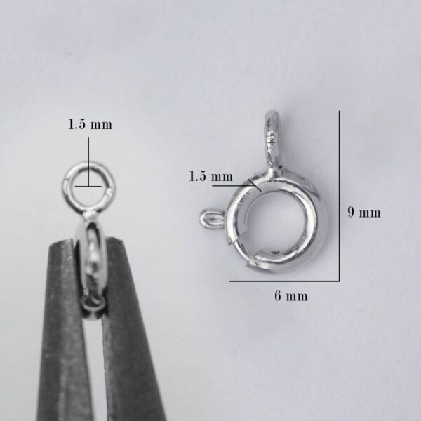 Mini Round Clasp Pengait Kalung Bulat Kecil DIY Aksesoris Jewelry Making