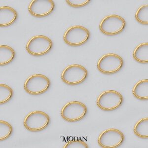 (20 pcs) Oval Jump Ring - Ring Pengait Bentuk Oval/Elips For DIY Aksesoris Jewelry Making