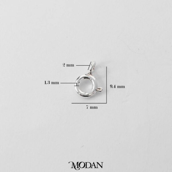 Premium Full S925 Round Clasp Pengait Bulat Kalung/Gelang Daily Wear Silver For DIY Jewelry Making